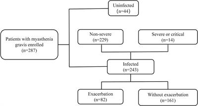 Clinical features of COVID-19 infection in patients with myasthenia gravis: a real-world retrospective study